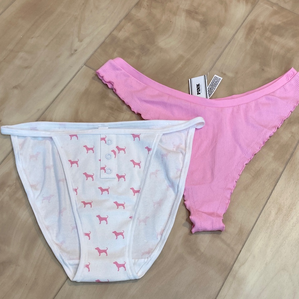 NWT PINK Victoria’s Secret panty bundle